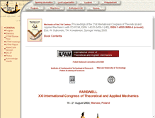 Tablet Screenshot of ictam04.ippt.gov.pl